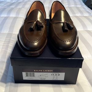 Ralph Lauren Purple Label Marlo’s Cordovan Tassel Loafer Dark Brown 11.5D